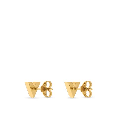 louis vuitton orecchini tondi essentials|Essential V Stud Earrings S00 .